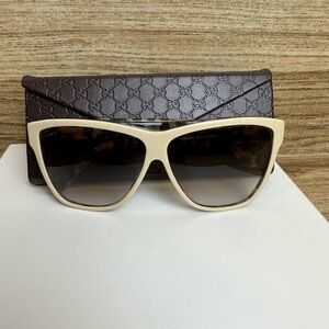 Gucci two tone sunglasses